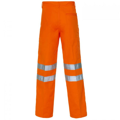 Hi Vis Orange Polycotton Trousers