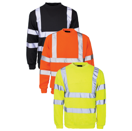 Hi Vis Crew Neck Sweatshirt